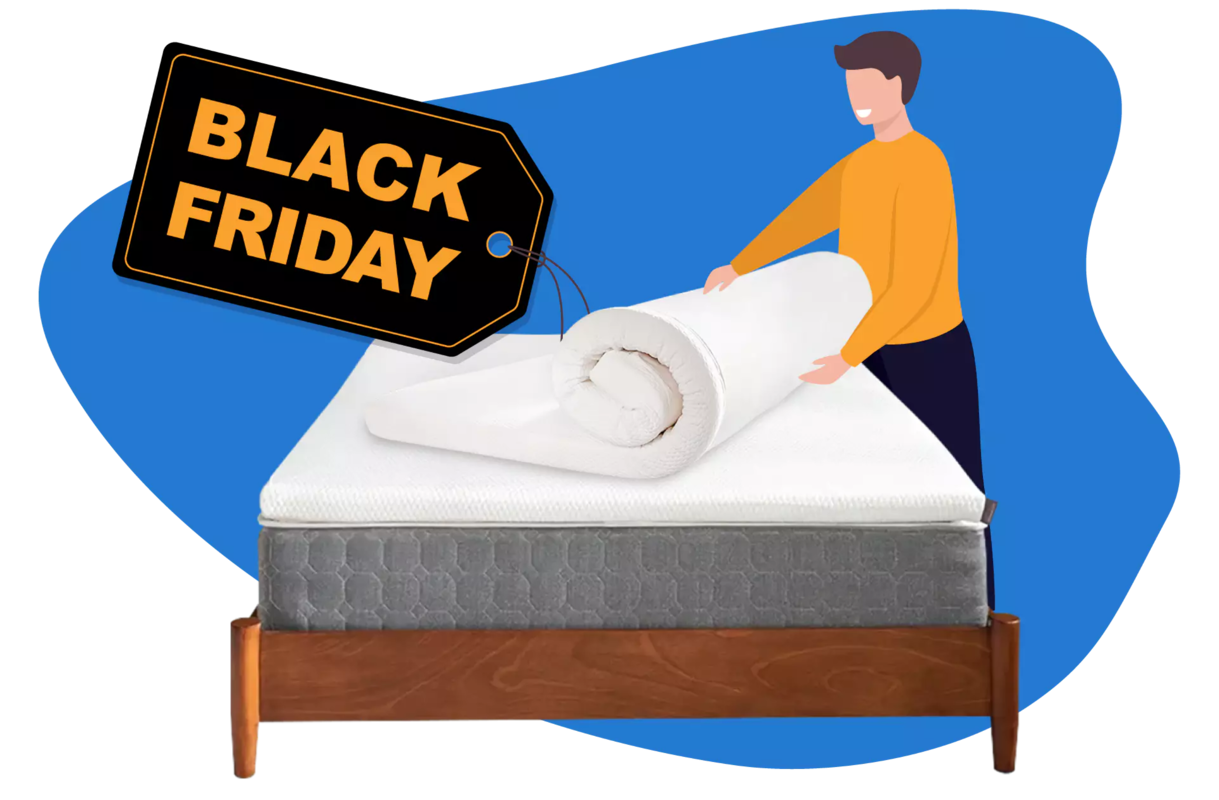 Black friday on sale pillow top mattress